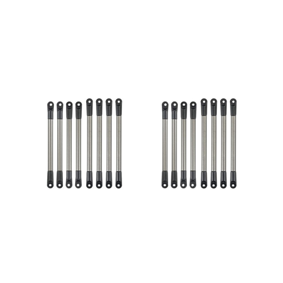 16Pcs Metal Link Rod Pull Rod Wheelbase For 1/10 Rc Crawler Car Axial Scx10 90027 Rc4wd D90 D110 Cc01 Tf2 Mst 4712496551411