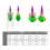 Waterdichte LED-inktvisvislamp gloeit aasaccessoire-twee ogen14 2
