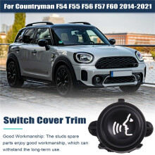 For Cooper F55 F56 F57 F60 Car Steering Wheel Cruise Control Button Cover Trim D