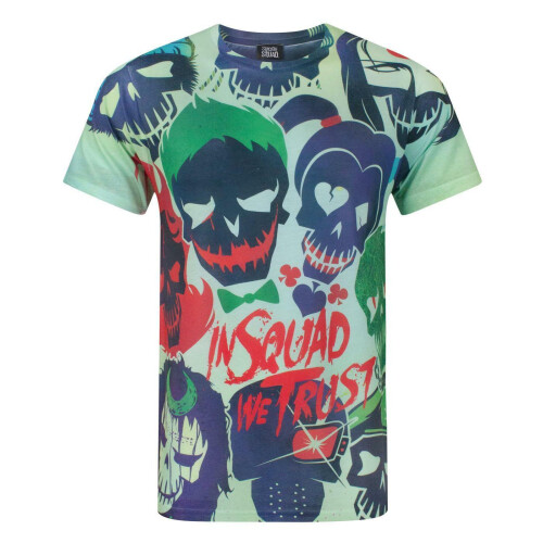 DC Comics (Small) DC Comics Suicide Squad Short Sleeved T-Shirt (Mens White)