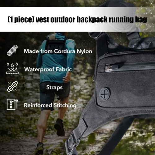 Reflektierende Jagdwestentasche, leichte Brusttasche, 2