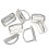 Adjustable Technical Diving Harnesses Attachments-Short D ring 5