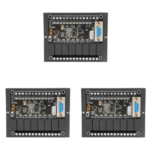 3X Motor Controller PLC Programmable Controller FX1N to 20MR Programmable Relay Delay Module with Shell Motor Regulator