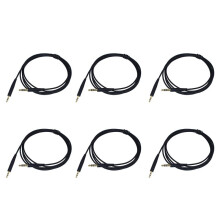 6X för QC35 HöRlurskabel QC25 QC35 II QC45 Soundtrue Audio Kabel 3,5 Till 2,5 BäRbar Par Inspelningskabel, Svart
