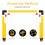 Speed Agility Hurdle Adjustable Angles Practical-Yellow 30CM 7