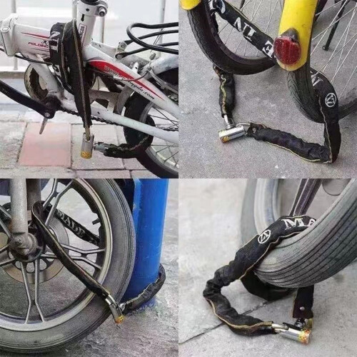 Keyless Bike Security Lock Weatherproofed-Long head cloth lock 1