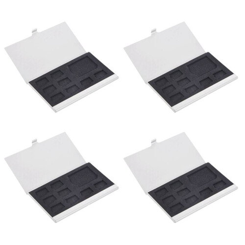 4X 9 Micro- / -Speicherkartenhalter Box Protector Metallgehäuse 8 Tfand1