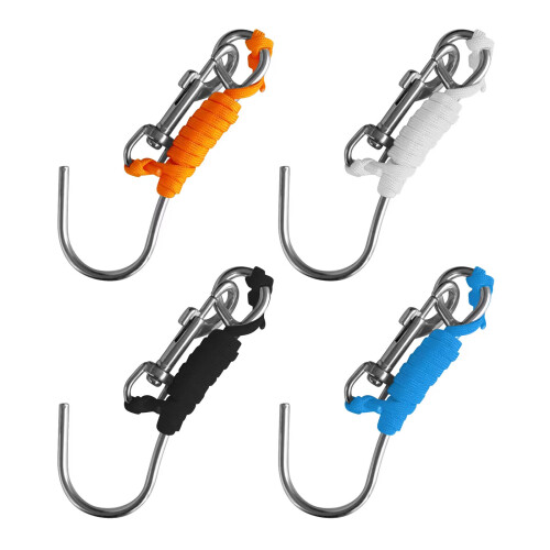 1.2M Stainless Diving Hook For Corals Reef Drift Diving-Blue 2