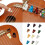 12Pcs Guitar Finger Picks Replacement Plectrums Picks Flat-B 2