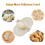 Dumpling Maker,Empanadas Mold Maker Set with Dough Cutter, Dumpling Mold Set and Cutter for Pierogi 14pcs 2