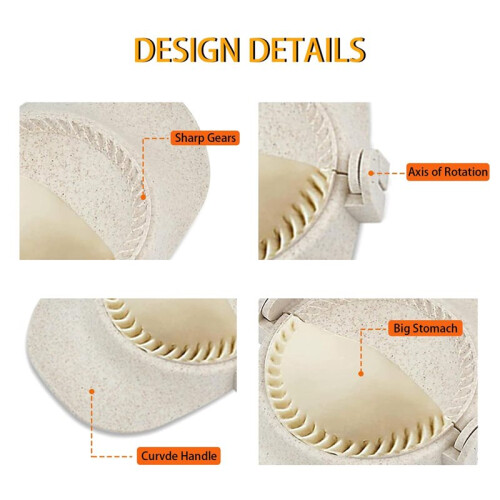 Dumpling Maker,Empanadas Mold Maker Set with Dough Cutter, Dumpling Mold Set and Cutter for Pierogi 14pcs 2