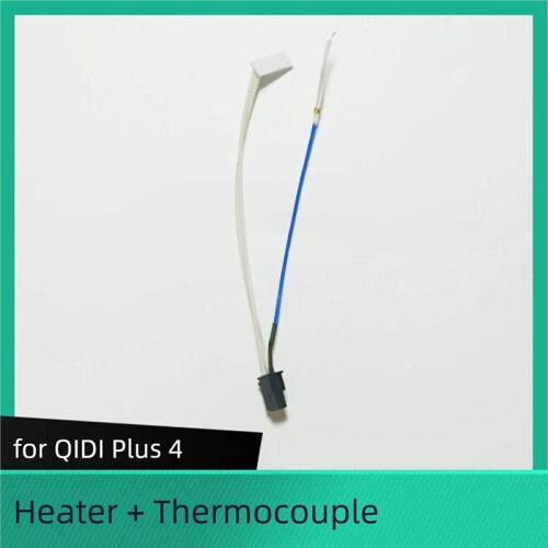 Cabo de Aquecimento e Cabo Termopar para Peças 3D com Fio Térmico e Termistor para Hotend para QIDI Tech Plus4 2