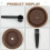 2PCS Reusable Cap for  Vertuo and VertuoLine Capsules Refillable and Compatible Silicone 2