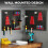 Homcom HOMCOM 38 Pcs Wall-Mounted Pegboard with Hooks and Storage Shelves 4