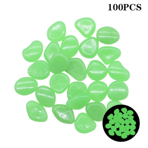 100 Stück leuchtende Harzkiesel