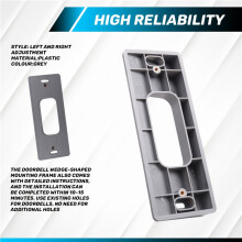 Adjustable Angle Doorbell Bracket for Ring Video Doorbell Household Doorbell Bracket Adjustable (Left and Right)