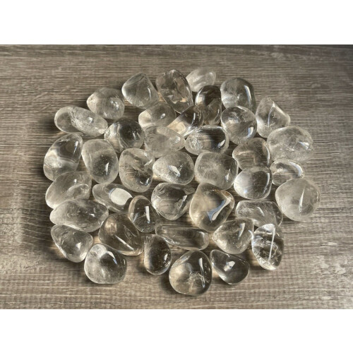 Pierres roulées en quartz clair 0,75–1,25 po