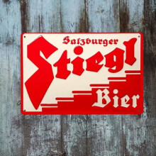 Alumínium sörtábla Stiegl Bier12x8"