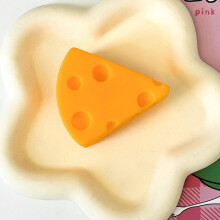 Silicone Cheese Night Light – Warm LED Ambient Lamp