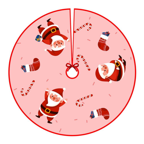 90 cm weiße Weihnachtsbaumdecke