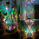 Wooden Bohemian Floor Lamp 1 pc 1