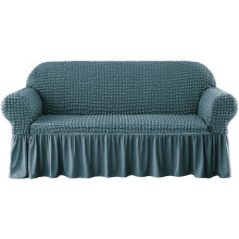 3D bubble lattice stretch sofa cover loveseat anti-slip