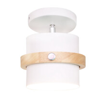 Solas Uasteorainn LED le Gléasadh Intí – Miotal & Adhmad, 22cm