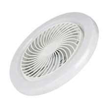 Flacher Deckenventilator mit LED-Licht und Fernbedienung