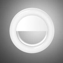 Solas Selfie LED Inaistrithe – 3Gile, Clip-on le haghaidh