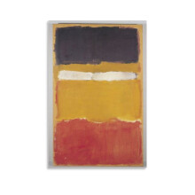 Prionta Canbháis Dubh Bán Buí Dearg Mark Rothko1951