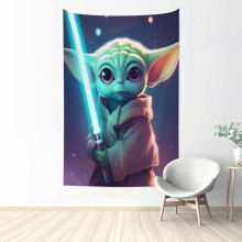 Yoda Wandteppich 60x51 Zoll