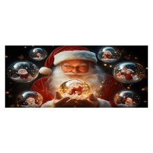 Faixa de Natal para Garagem em Poliéster para Uso Externo e Interno