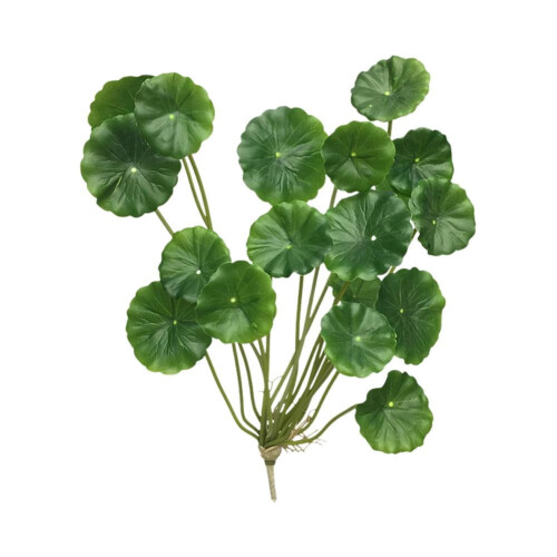 Künstliches Kupfermünzen-Gras, 37 cm, Grün