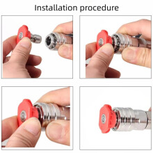 High Pressure Wash Adaptor for Nilfisk KEW ALTO WAP CALM to 1/4Inch Quick Connect with Spraying Nozzles