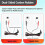 Ear Clip Electrode Double-Sided Rubber  Comfortable, Compatible for Tens Unit & CES Stimulation 2 Pair 4
