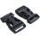 8Pcs Plastic Side Quick Release Buckles Clip for 25mm Webbing Band Black 6