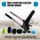 Electric Cleaning Scrubber Cordless Powerful Scrub Brush with Adjustable Extension Long Handle Replaceable Brush Heads B 2