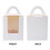 50 PCS Single Cupcake Boxes White Individual Cupcake Carrier Holders with Window Inserts for Bakery Wrapping Packaging 4