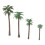 40 Pcs Coconut  Model Trees/Scenery Model Plastic Artificial Layout Rainforest Diorama 5