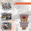 5-Pack RCA  Jack Insert Connector Socket Female Snap in Adapter Port Gold Plated Inline Coupler for Wall Plate 5