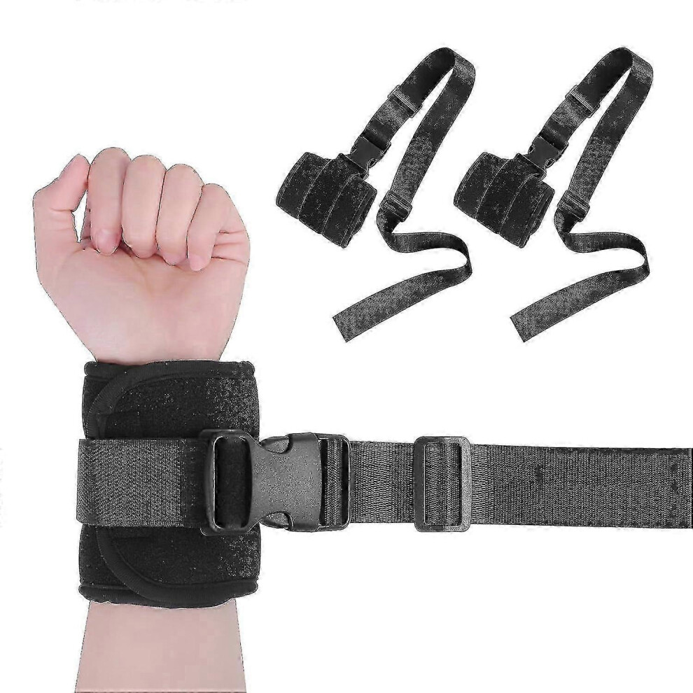 Patient Restraints With Release Buckle, Restraints Belts For Wrists Or Ankles, Limb Holder Movement Ties For Hands And Legstwo P-Good