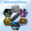 5 Sets Outdoor 2 Way Electrical Cable Connector IP68 Waterproof Junction Box Replaceable Lever Wire Connectors 4