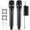 Wireless Microphones Set, Rechargeable, 100m, Cordless 1