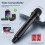 Wireless Microphones Set, Rechargeable, 100m, Cordless 2