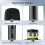 Wireless Microphones Set, Rechargeable, 100m, Cordless 3