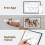 10.1 Inch Digital Calendar Chore Chart,Interactive Touchscreen, Family Planner, Hearth Display Desk Digital EU Plug 9