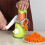 Râpe à Fromage Rotative, Râpe-Mandoline Manuelle Speed Kitchen avec 2 Lames de Tambour B 7
