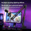 Support de Microphone RVB Bras de Microphone avec Lumière RVB Suspension Rotative Perche Ciseaux Support Base Ordinaire 9