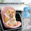 Mini Pet Snacks Chair Car Seat for Hamsters Decorative-White 7