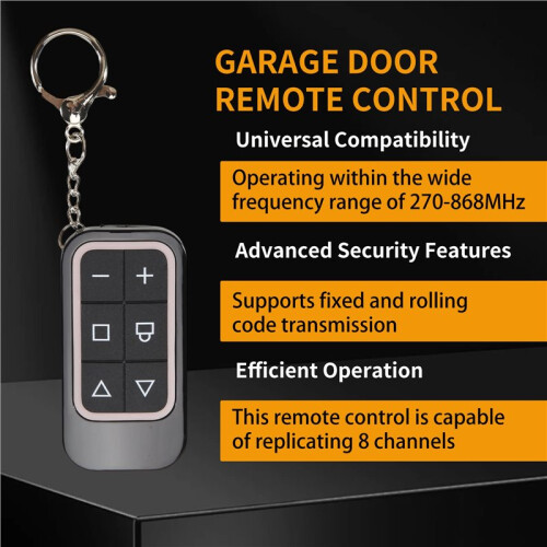 8CH Multi Frequency Garage Door Remote Control 270-868MHZ RF Copy Remote Control Automatically Identify Frequency 2